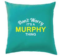 Non Ansia It's A Murphy Cosa Cuscino Cognome Personalizzato Nome Famiglia