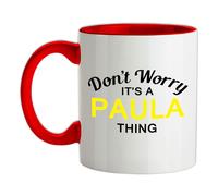 Non Ansia It's A Paula Cosa - Ceramica Mug - Cognome Personalizzato Nome