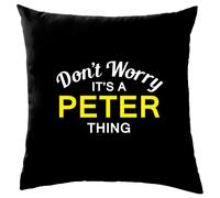 Non Ansia It's A Peter Cosa Cuscino Cognome Personalizzato Nome Famiglia Cover