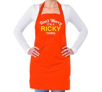 Non Ansia It's A Ricky Cosa Unisex Adulti Grembiule Cognome Nome Famiglia