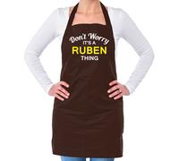 Non Ansia It's A Ruben Cosa Unisex Adulti Grembiule Cognome Nome Famiglia