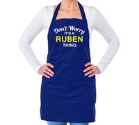 Non Ansia It's A Ruben Cosa Unisex Adulti Grembiule Cognome Nome Famiglia