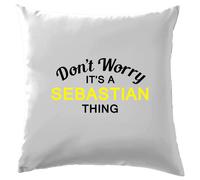 Non Ansia It's A Sebastian Cosa Cuscino Cognome Custom Nome Famiglia Cover