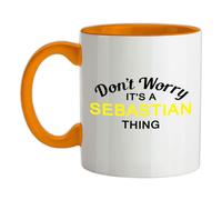 Non Ansia It's A Sebastian Cosa - Tazza IN Ceramica - Cognome Custom Nome