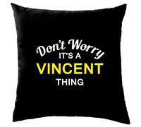 Non Ansia It's A Vincent Cosa Cuscino Cognome Custom Nome Famiglia Cover