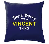 Non Ansia It's A Vincent Cosa Cuscino Cognome Custom Nome Famiglia Cover