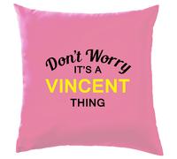 Non Ansia It's A Vincent Cosa Cuscino Cognome Custom Nome Famiglia Cover