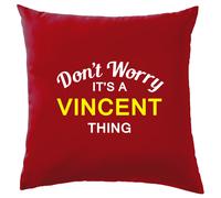 Non Ansia It's A Vincent Cosa Cuscino Cognome Custom Nome Famiglia Cover