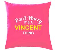 Non Ansia It's A Vincent Cosa Cuscino Cognome Custom Nome Famiglia Cover