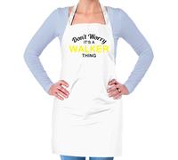 Non Ansia It's A Walker Cosa Unisex Adulti Grembiule Cognome Nome Famiglia