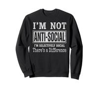 Non antisociale Sono selettivamente Sociale introverso Felpa