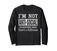 Non antisociale Sono selettivamente Sociale introverso Maglia a Manica