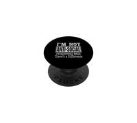 Non antisociale Sono selettivamente sociale introverso PopSockets PopGrip Adesivo