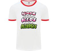 Non Avendo Bambini The Dog È Allergic Divertente Uomo Ringer