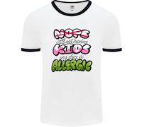 Non Avendo Bambini The Dog È Allergic Divertente Uomo Ringer