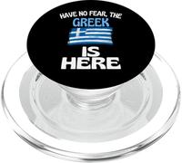 Non aver paura che il greco sia qui divertente Grecia PopSockets PopGrip per MagSafe