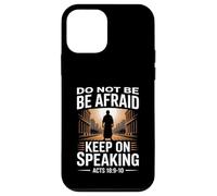 Non aver paura Continua a parlare Atti 18 Versetto del coraggio Custodia per iPhone 12 mini