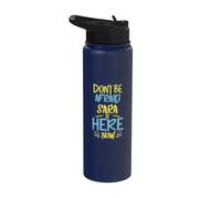 Non aver paura Sara è qui ora divertente nome Sara Stainless Steel Insulated Water Bottle