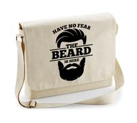Non Avere Paura, La Barba È Qui - Borsa Messenger Divertente Per Barbiere