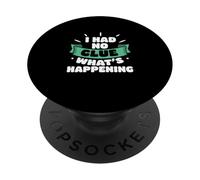 Non avevo idea di cosa sta succedendo Persone sbalordite divertenti PopSockets PopGrip Adesivo