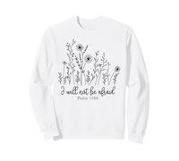 Non avrò Paura Gli Uomini cristiani Le Donne Amano Dio Gesù Felpa