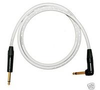 Non Bilanciato Oro Mono Jack a Angolato Patch Cavo. Flessibile Van Damme Cavi
