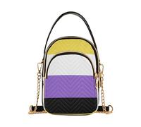 Non-binario Pride Flag Nb Nonbinary Pride Lgbt borse alla moda per le donne crossbody con multi tasche borse per le donne madri