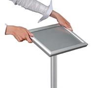 Non Branded CM120 - Supporto per menù, in alluminio, formato A4