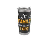Non c"è famiglia come quella che ho ottenuto camicia abbinata reunion Bicchiere termico in acciaio inox doppia parete