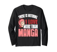 Non C’è Nulla Che Amo Più Del Manga Umorismo Maglia a Manica