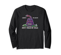 Non calpestare Il Serpente a sonagli del Texas Maglia a Manica