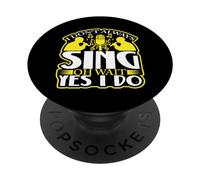 Non canto sempre Oh, aspetta, sì, cito l'umorismo PopSockets PopGrip Adesivo