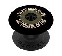Non capisco il corso dell'umorismo sparatutto al fuoco PopSockets PopGrip Adesivo