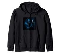 Non capiscono Alpha Wolf Meme Werewolf Emo Cringe Felpa con Cappuccio