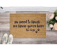 Non C'È Bisogno Di Bussare, Sappiamo Che Sei Qui Tappeto Doccia Antiscivolo Tappeto Bagno Raschiafango Zerbino Per Ingresso Corridoi Interni 40 X 60Cm