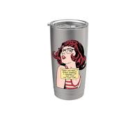 Non c'è bisogno di ripetere te stesso Ti ho ignorato Pop Art Bicchiere termico in acciaio inox doppia parete