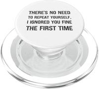 Non c'è bisogno di ripeterti, ti ho ignorato la prima volta PopSockets PopGrip per MagSafe