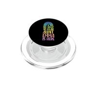 Non c'è bisogno di temere zia Emma è qui Nome Rainbow Auntie PopSockets PopGrip per MagSafe
