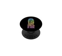 Non c'è bisogno di temere zia Morgan è qui Nome arcobaleno PopSockets PopGrip Adesivo