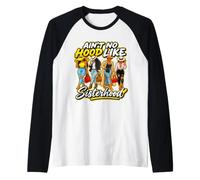 Non cè Cappuccio Come sorellanza Donne Migliori Amiche Maglia con Maniche Raglan