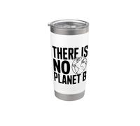 Non c'è consapevolezza ambientale del pianeta B Bicchiere termico in acciaio inox doppia parete