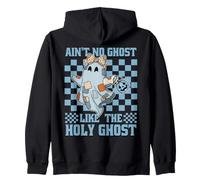 Non c'è Fantasma Come Lo Spirito Santo Halloween Christian Felpa con Cappuccio