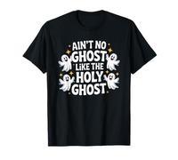 Non c'è Fantasma Come Lo Spirito Santo Halloween Christian Ghost Maglietta
