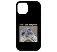 Non ce la faccio più Silly Seal Meme Custodia per iPhone 12/12 Pro