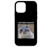 Non ce la faccio più Silly Seal Meme Custodia per iPhone 12 mini
