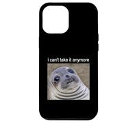 Non ce la faccio più Silly Seal Meme Custodia per iPhone 12 Pro Max