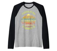 Non c'è Nessun Pianeta B Il Cambiamento Climatico Vintage Maglia con Maniche Raglan