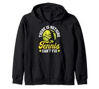 Non c'è Niente Che Il Tennis Non Possa aggiustare Il Giocatore di Tennis Felpa con Cappuccio