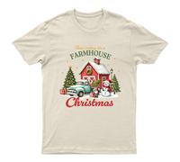 Non c'è niente come una maglietta grafica in fattoria vacanze di Natale...