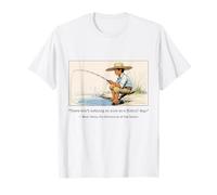 Non c'è Niente di così Bello Come Un Giorno di Pesca. Twain Sawyer Maglietta